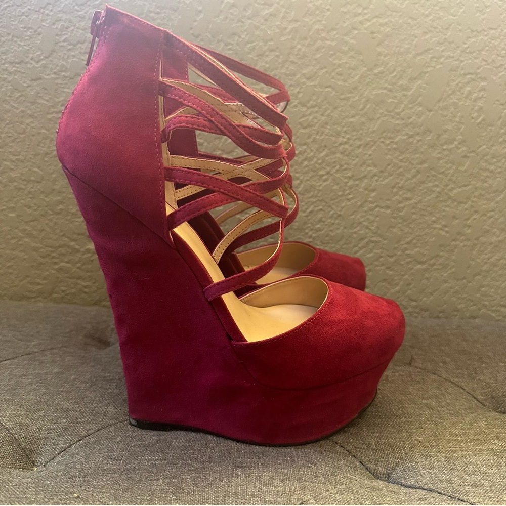 Raspberry Color Wedges - image 3
